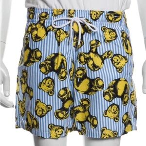 VILEBREQUIN & PALM ANGELS Printed Swim Trunks Size: S